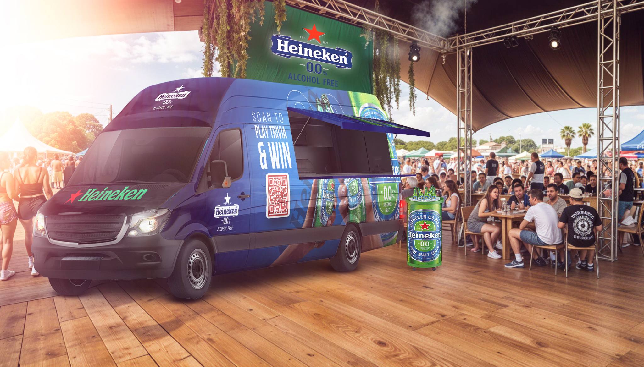 Heineken 0.0 — Van Scene